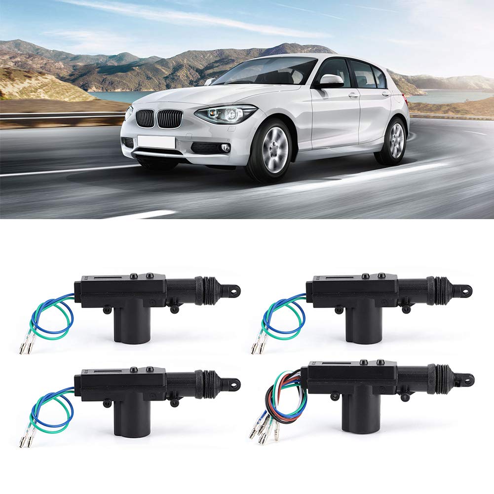 Auto-Zentralschloss, Universal-Zentraltür-Aktor-Fernbedienungs-Konvertierungs-Kit für schlüsselloses 4-Türer-Fahrzeug-Zugangssystem 433,92 MHz Verriegelungssatz