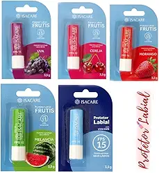 Isacare Protetor Labial Frutis Morango Fps15 3 5G