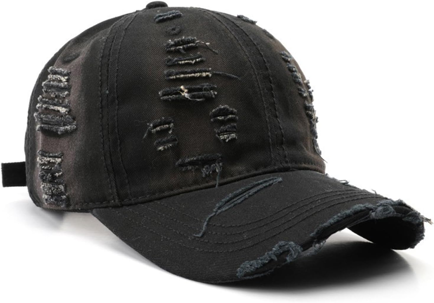 Trendy Original Washed Distressed Unstructured Baseball Cap Denim Cotton Soft Caps Adjustable Vintage Dad Hats Unisex