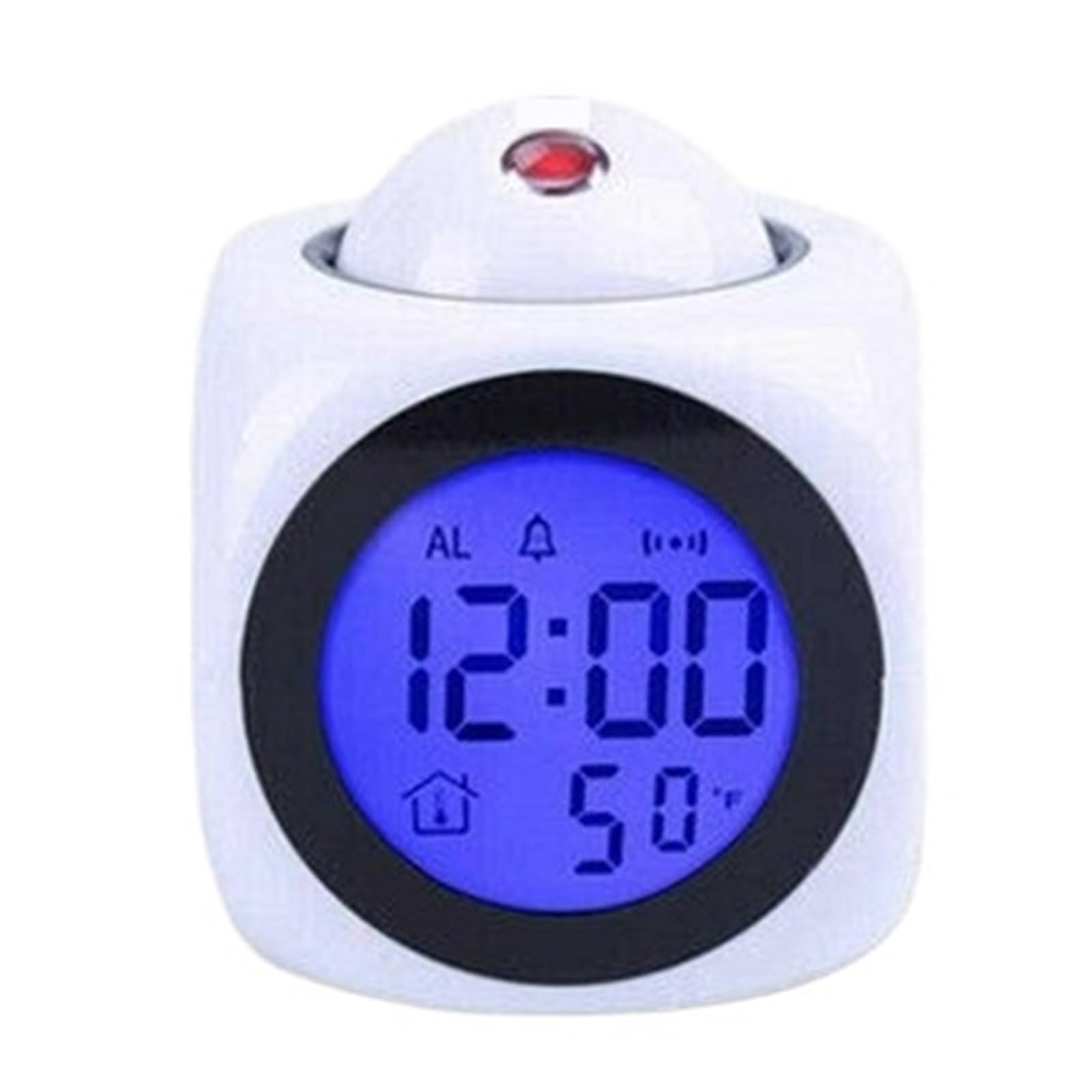 Reloj despertador digital de escritorio meteorológico para habitaciones modernas