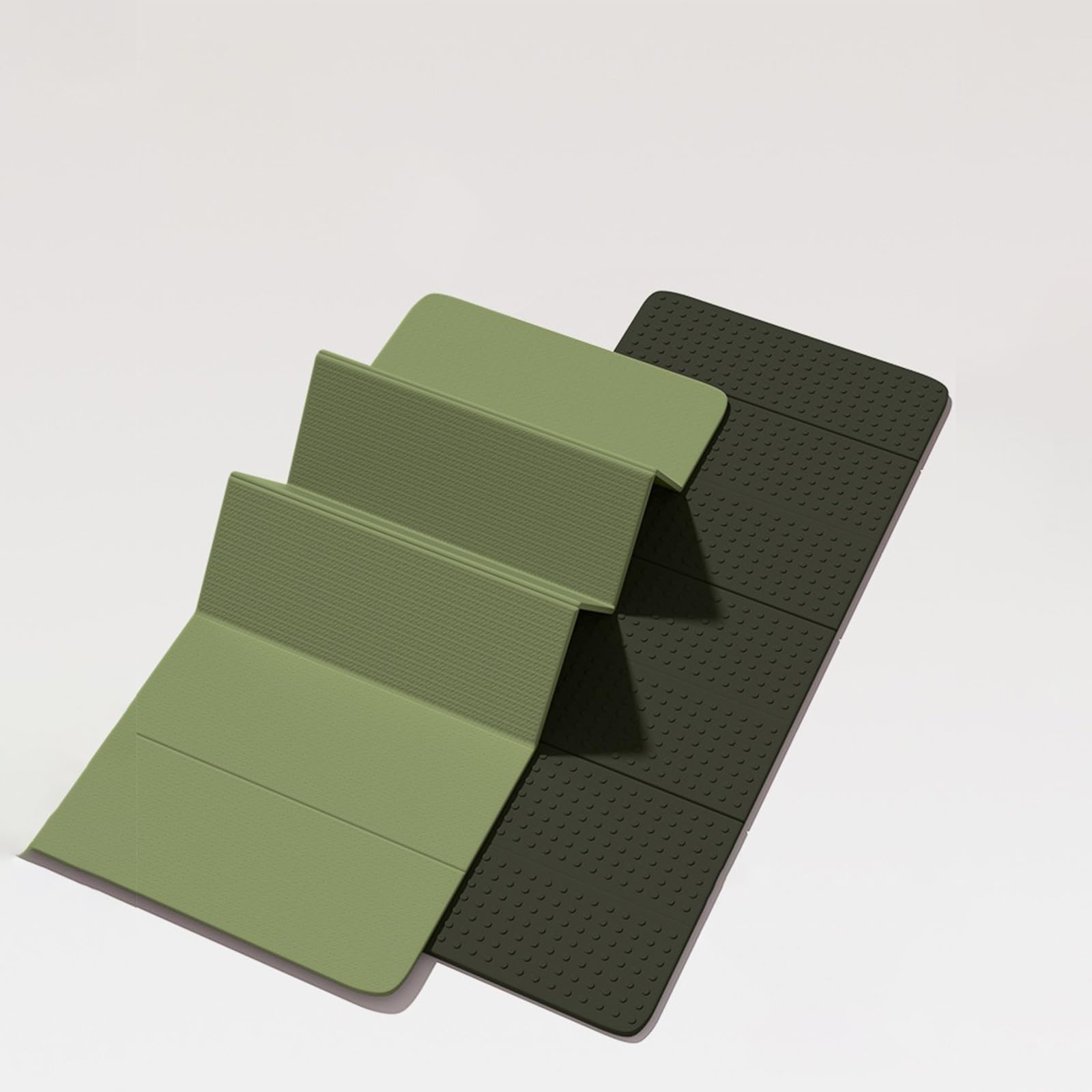 Esterilla de Yoga Plegable,Colchoneta Antideslizante de Alta Densidad Ligera,Women Men Exercise Mats for Home Gym,para Actividad Diaria,Deporte en Casa,con Bolsa de Almacenamiento