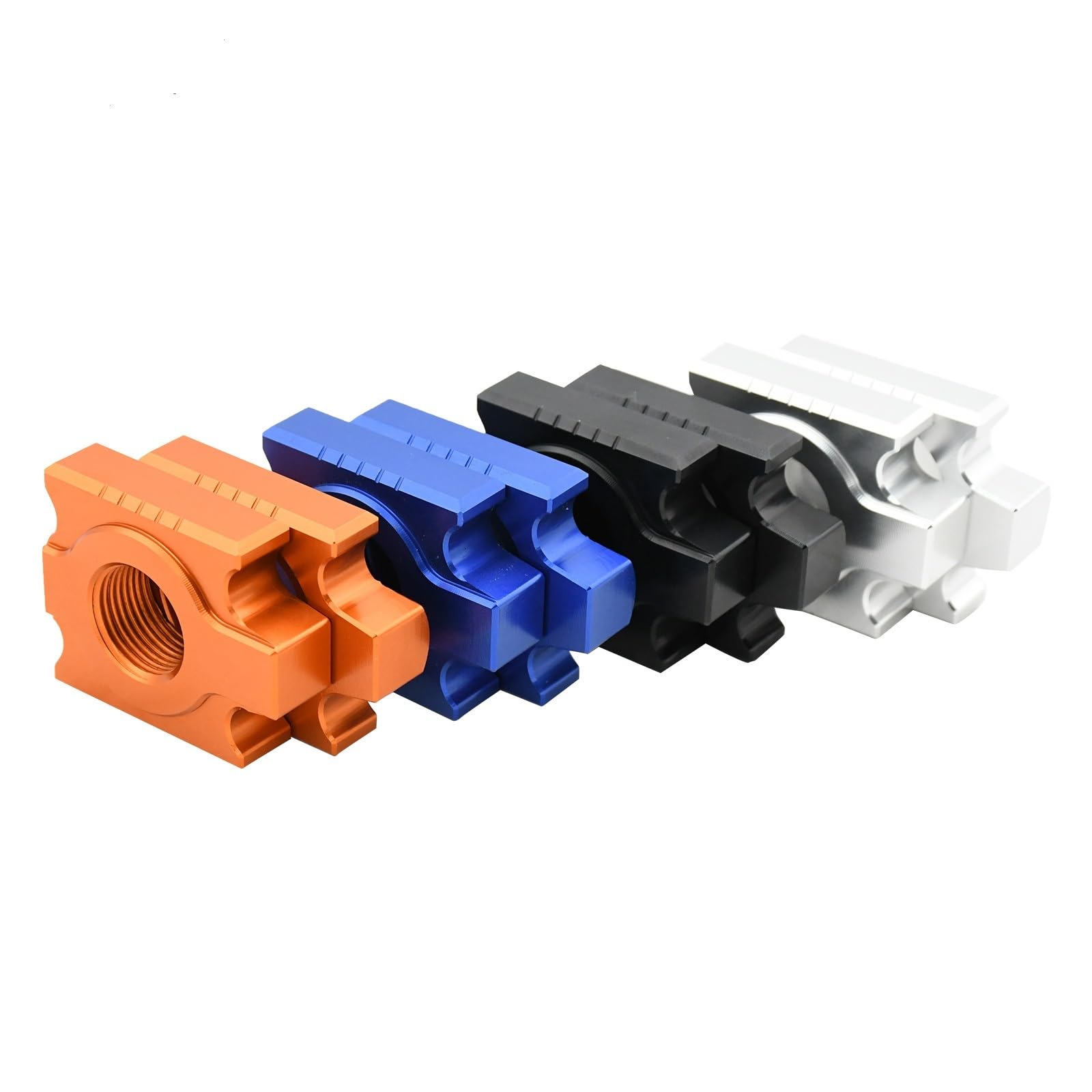 Blocco asse regolatore catena posteriore in alluminio CNC da 20 mm compatibile con i modelli fuoristrada KTM (EXC, XC, SX, ecc.) 125-530cc 2008-2023