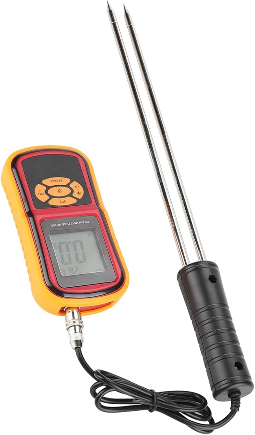 Multifunctional Meter, Portable Humidity Tester LCD Backlight Digital Tester 5% ~ 30%