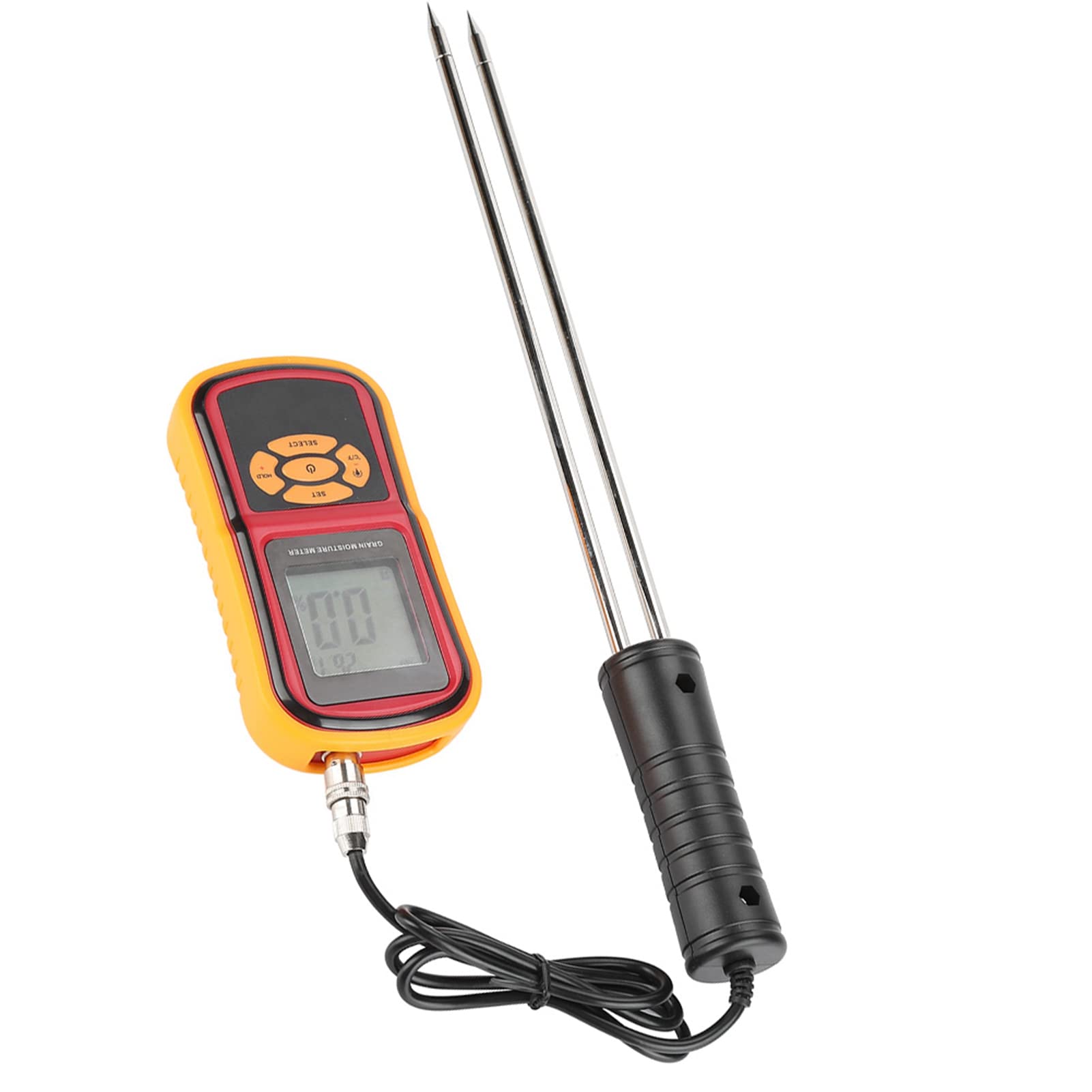 Medidor de Temperatura de Grano LCD Digital Portátil GM640 para Trigo, Arroz, Maíz, Frijol, que Detecta Cambios para Permitir Intervenciones Oportunas en el deterioro. Medidor de