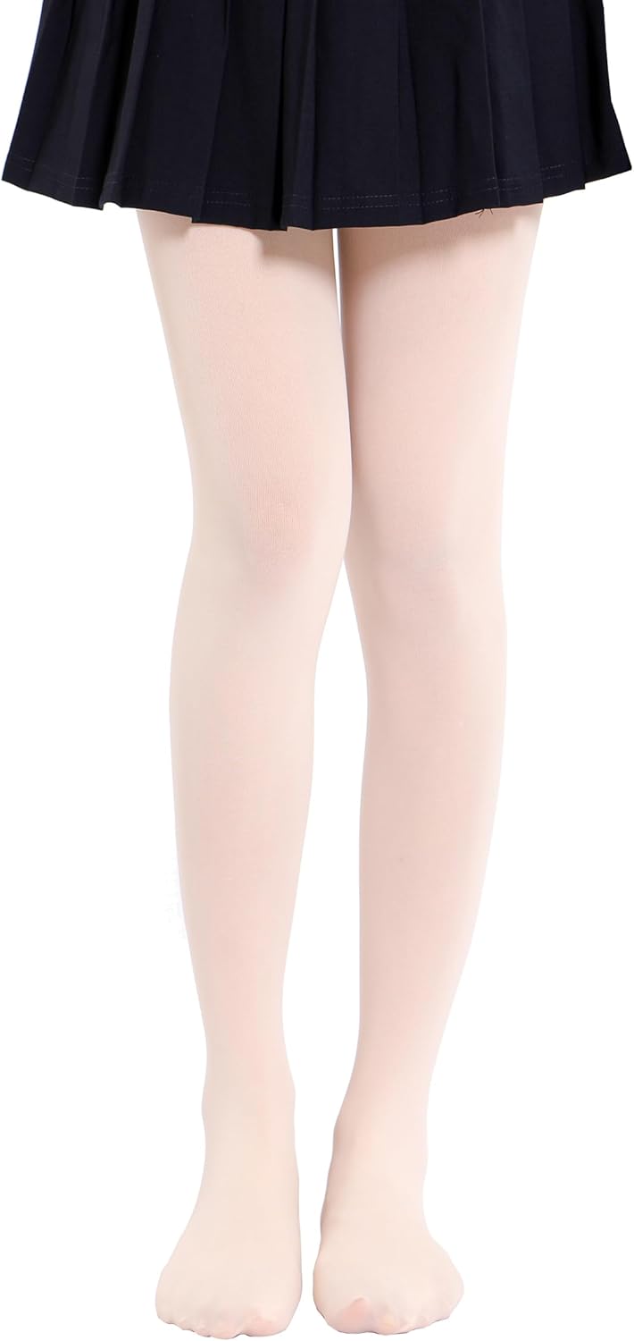 EVERSWE 2 Pairs Pack Women's Ballet Tights Ultra Soft Dance Leggings, Ladies' Convertible Transition Dance Tights - Image 2