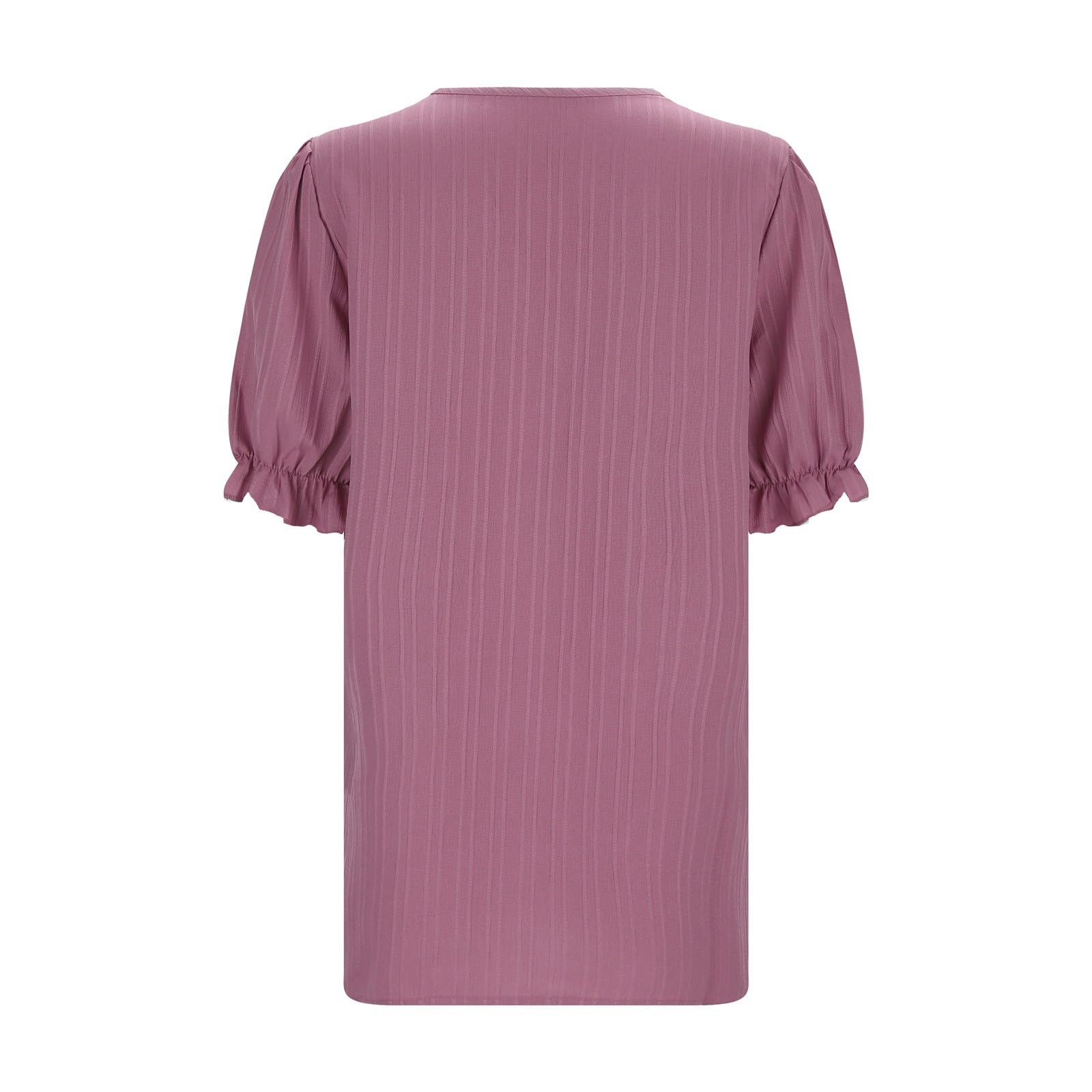 Damen Bluse Elegant Sommer -Boho Oberteil V Ausschnitt Halbarm Weiß Oversize -Große Größen Hemd Übergroßes Frühling Einfarbig Longshirt Lose Shirtbluse Festliche Tunika Hemd Longbluse