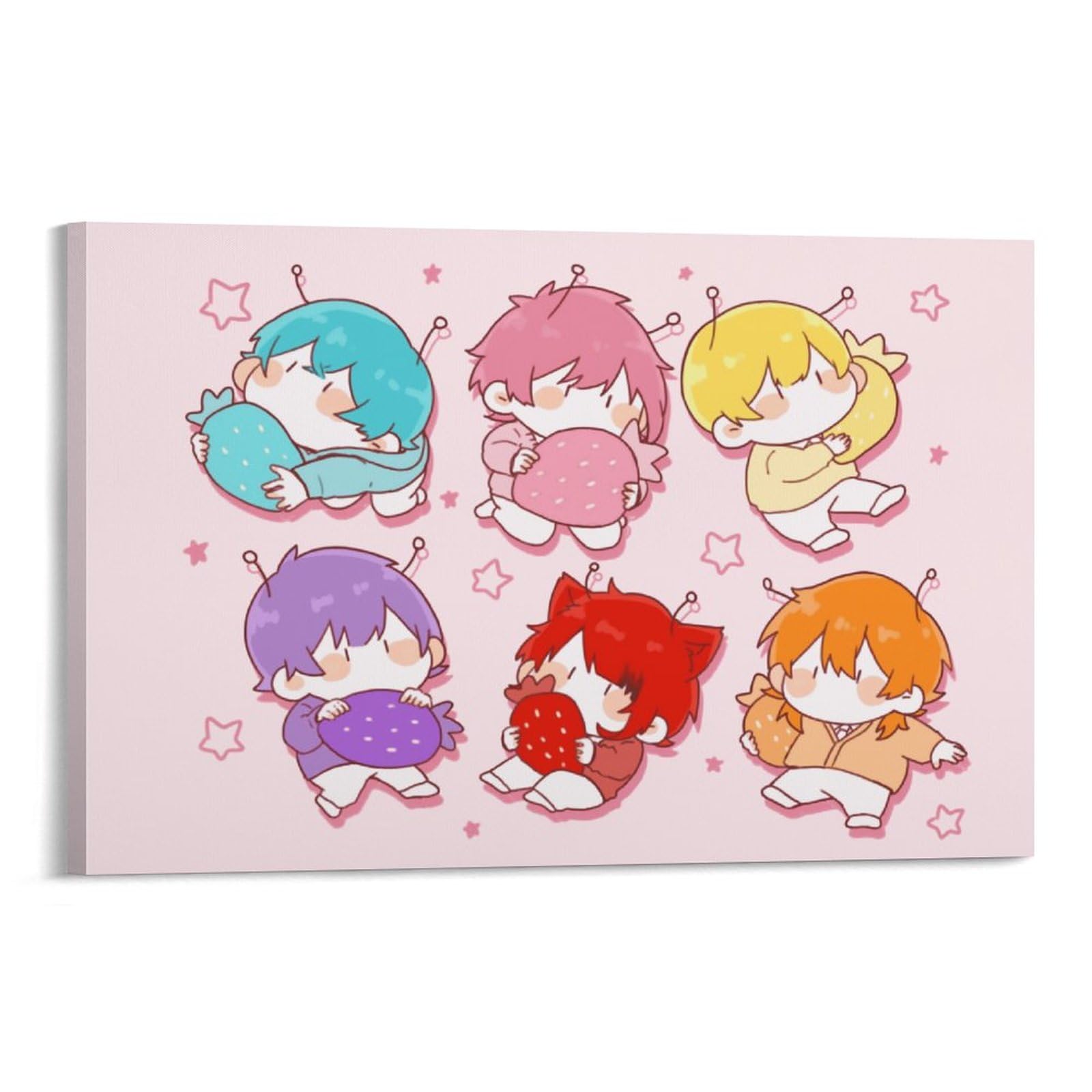 Amazon.co.jp: すとぷりアートパネル カラフル 壁の装飾 アート