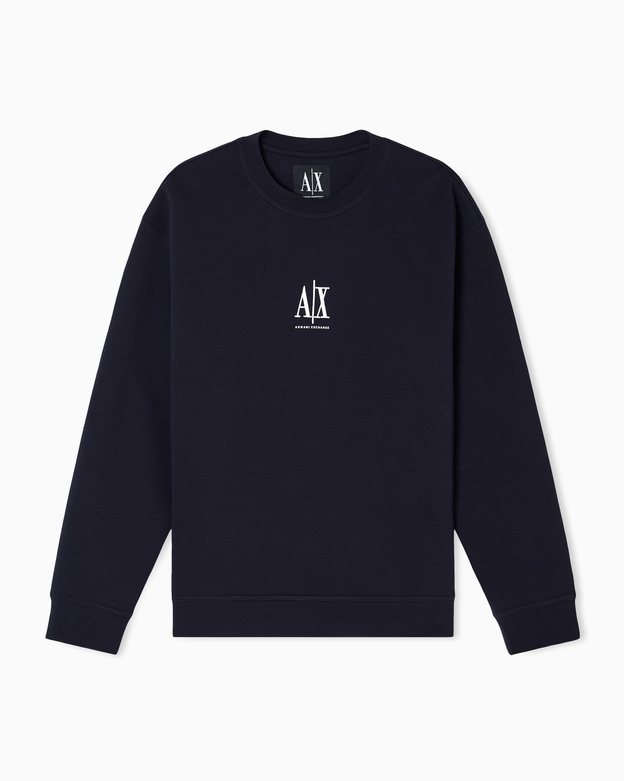 Armani Exchange Herren Cotton Icon Logo Crewneck Sweatshirt (1er Pack)