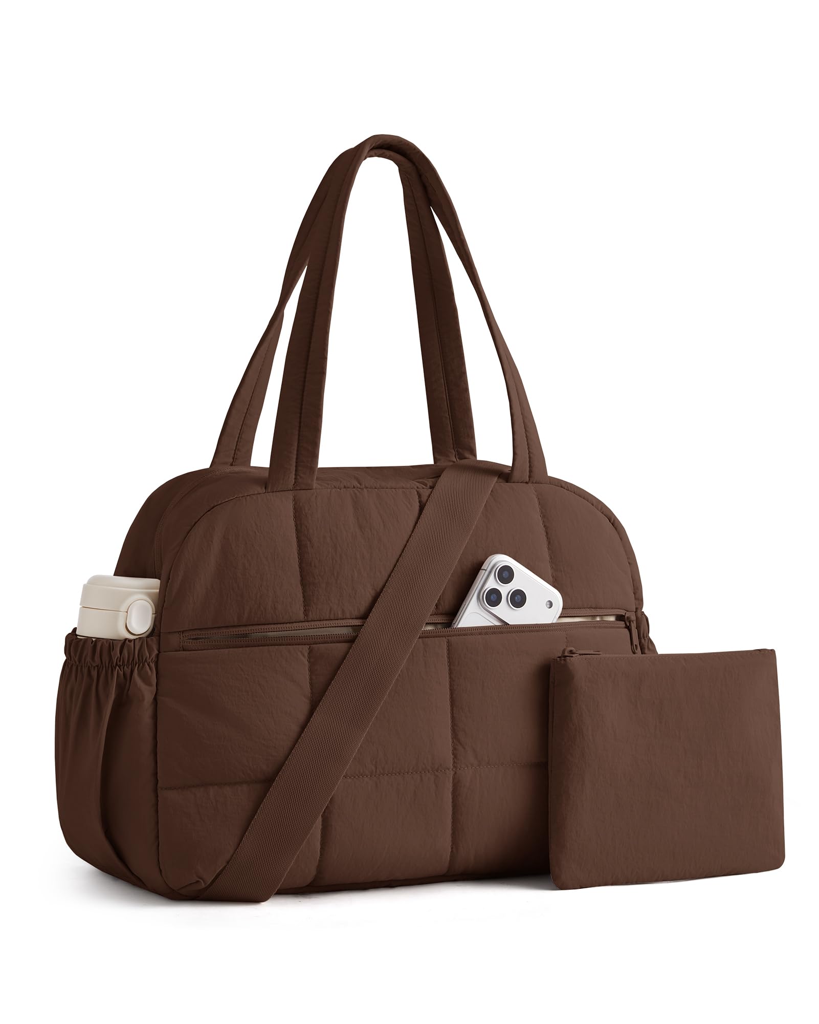 BAGSMART Women's 20L Gym Bag Weekend Overnight Travel Duffle Set