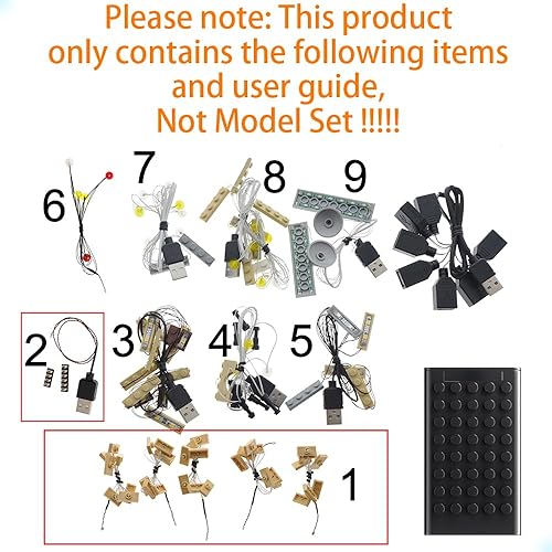 Miniatura 10 de GEAMENT Versión 2023 Kit de luz LED compatible con Lego Harry Potter Hogwarts Castle and Grounds 76419 (juego de modelos no incluido)