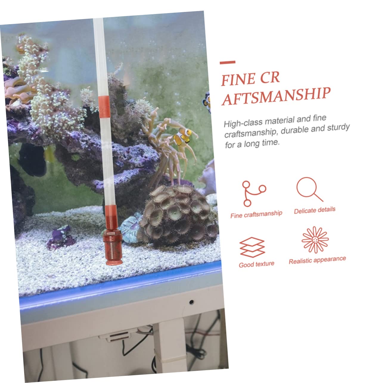 Sifón para Acuarios Portátil y Práctico Herramienta De Limpieza para Peceras Cambia Agua Fácilmente y CREA Un Saludable para Tus Peces