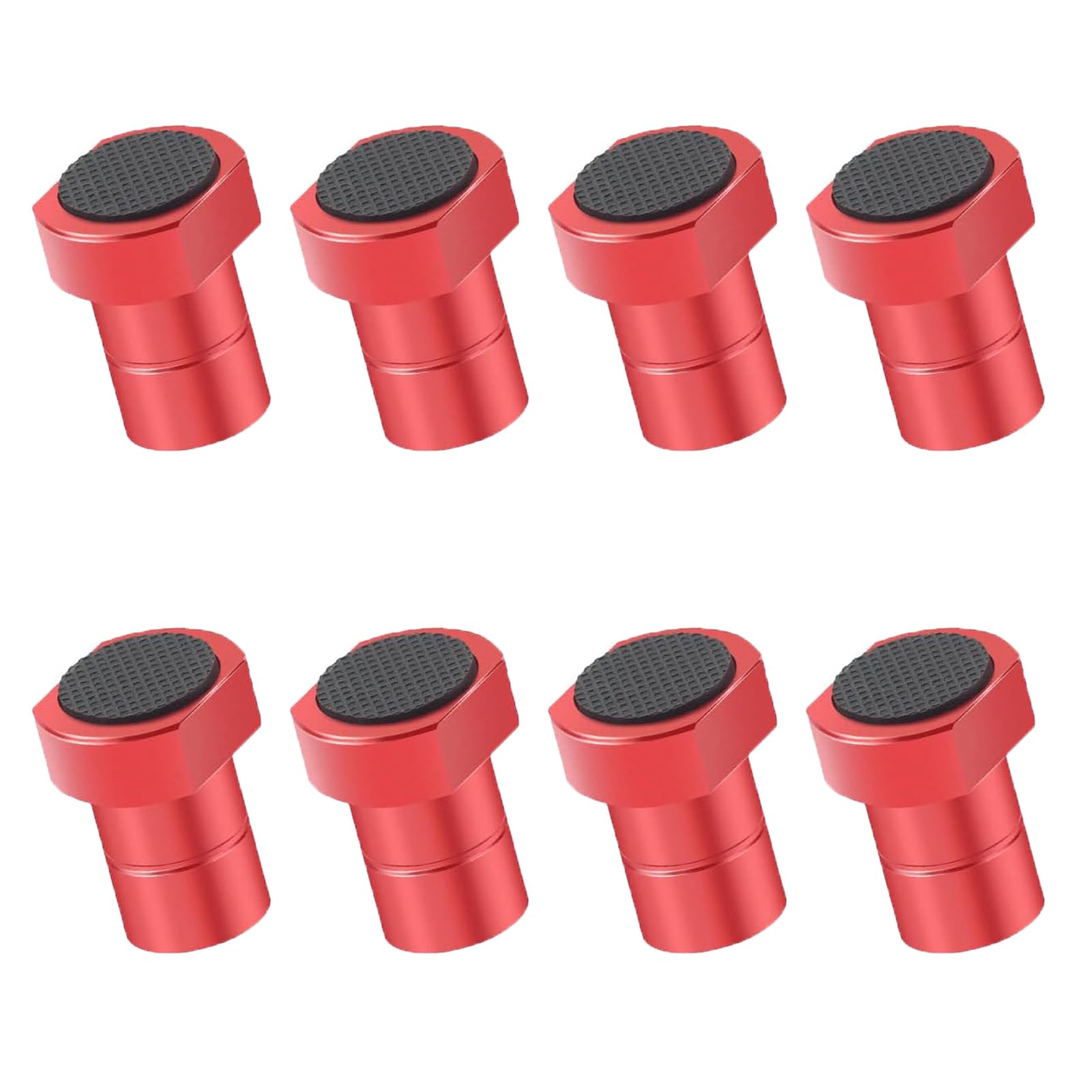 Perros de Banco de Trabajo, 8 Piezas 20mm Perros de Banco de Aleación de Aluminio, Abrazadera de perro para carpintería T-Track para Carpintería, Accesorios de Abrazadera de Banco(rojo)
