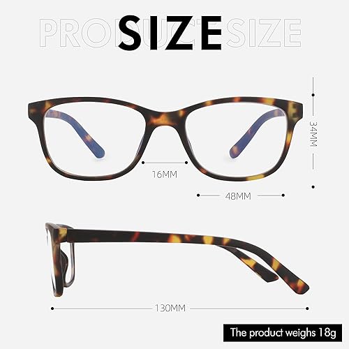 Miniatura 10 de ZENOTTIC Lentes de bloqueo de luz azul para niños, paquete de 2 lentes antirreflejos, lentes ligeros para computadora para niños y niñas