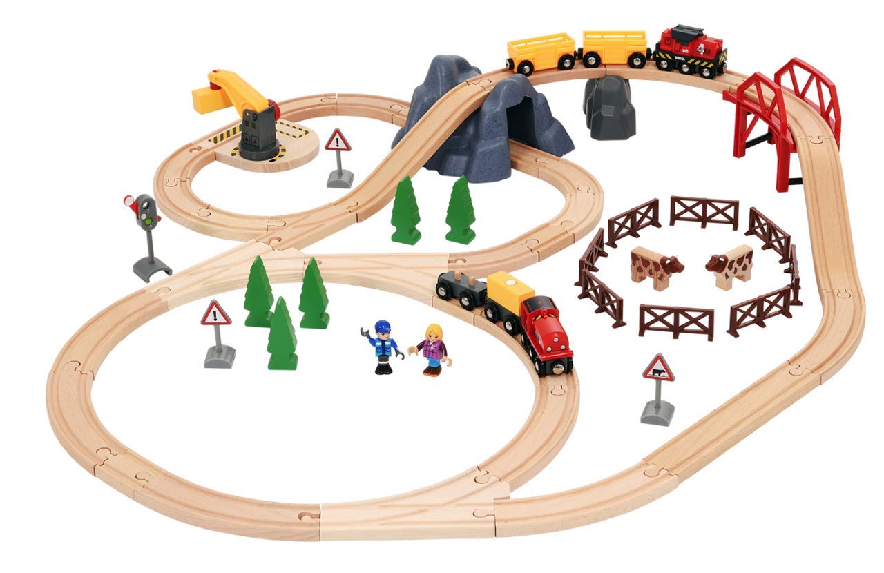 BRIO Railway Large Countryside & Cargo Set : Amazon.com.au