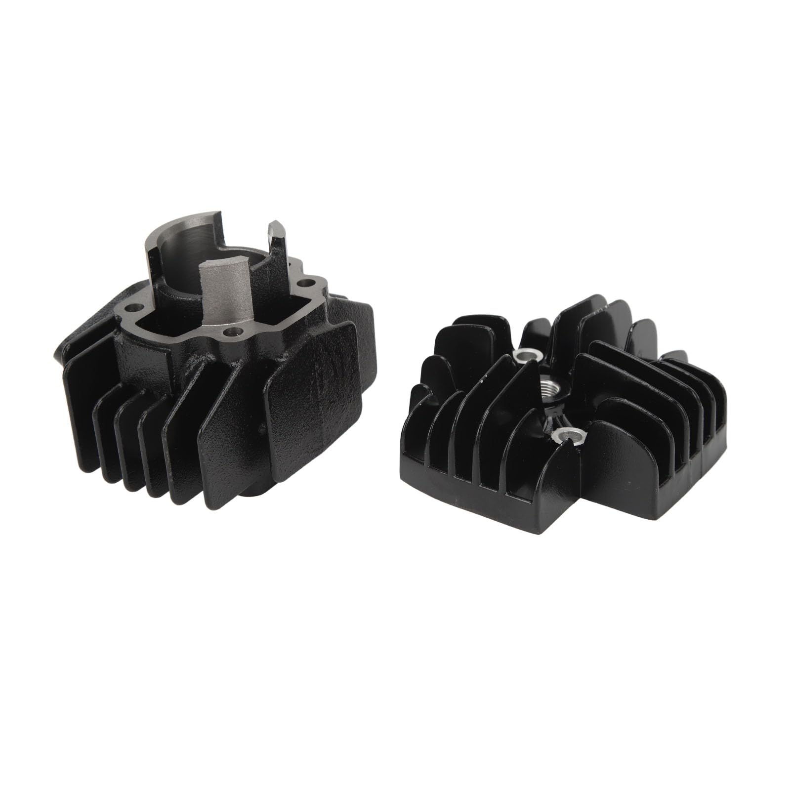 Ejoyous Kit Guarnizione Testata Pistone Cilindro per PW50 QT50 Calibro 40 Mm in Metallo con Candela per Anni di Modello Dal 1981 Al 2022