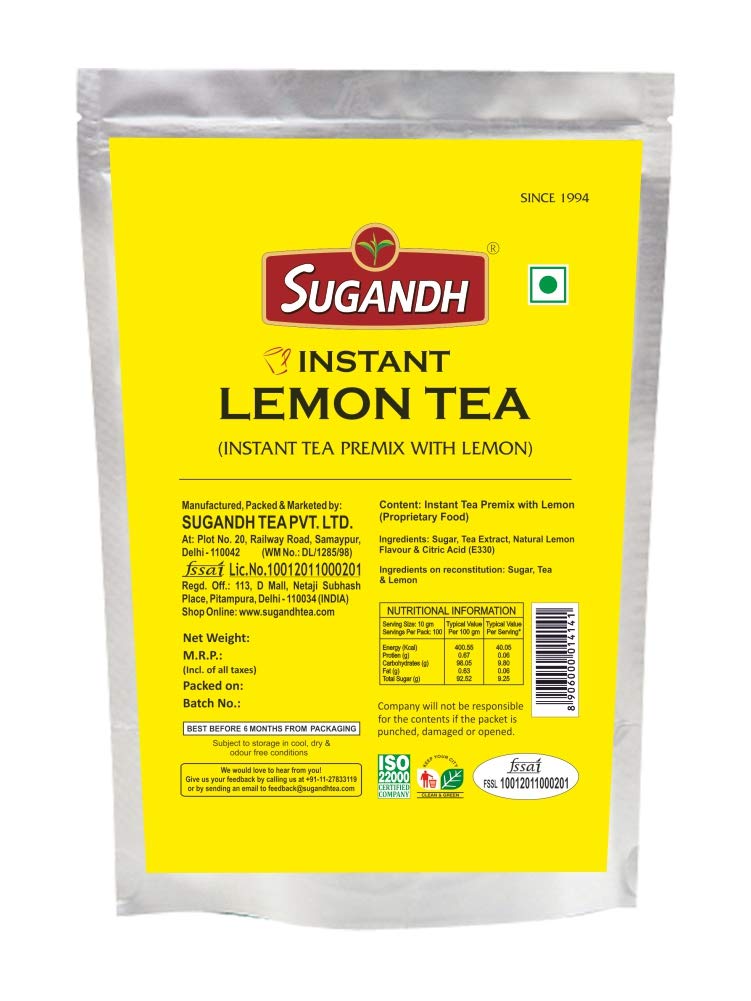 Sugandh Lemon Instant Black Tea Premix 1Kg - Ideal for use in Vending Machines - Just add hot Water (B076QBXT32) Amazon Price History, Amazon Price Tracker