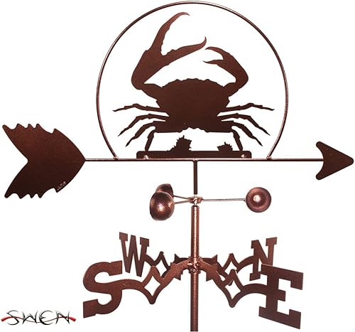 SWEN Products Hecho a mano cangrejo mariscos plano montaje veleta nuevo