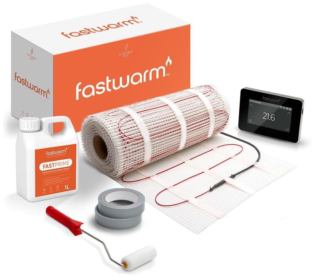 Fastwarm 200W Electric Underfloor Heating Sticky Mat Kit