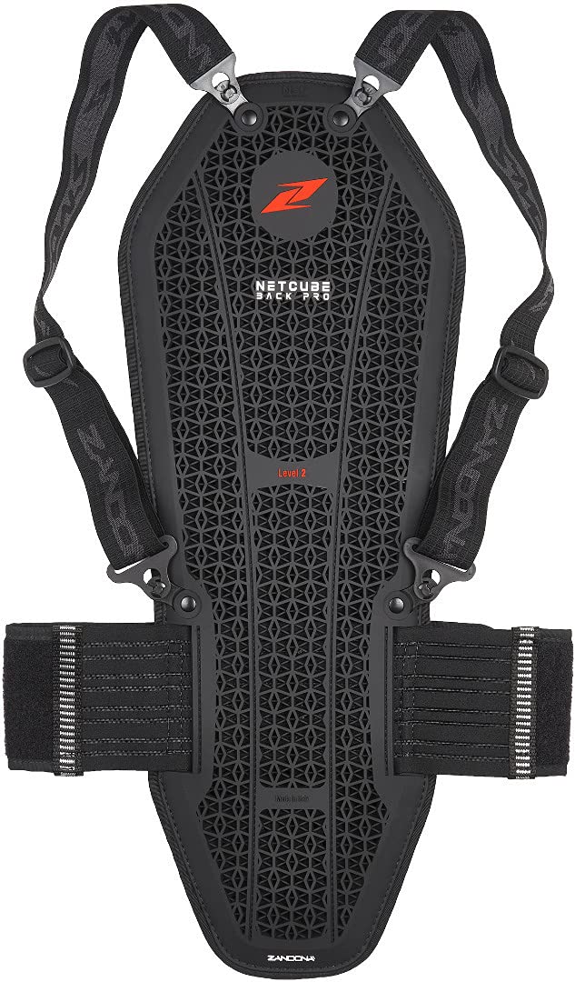 Zandonà NETCUBE BACK PRO x8 M (altezza 178/187cm, girovita 86/93cm), nero