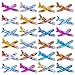 XIPEGPA 60 PCS Glider Planes Bulk Airplane Gliders Toy for Kids Paper Airplane Toys Set for Birthday Party Favor Goodie Bag Stuffers Classroom Prizes Boys and Girls