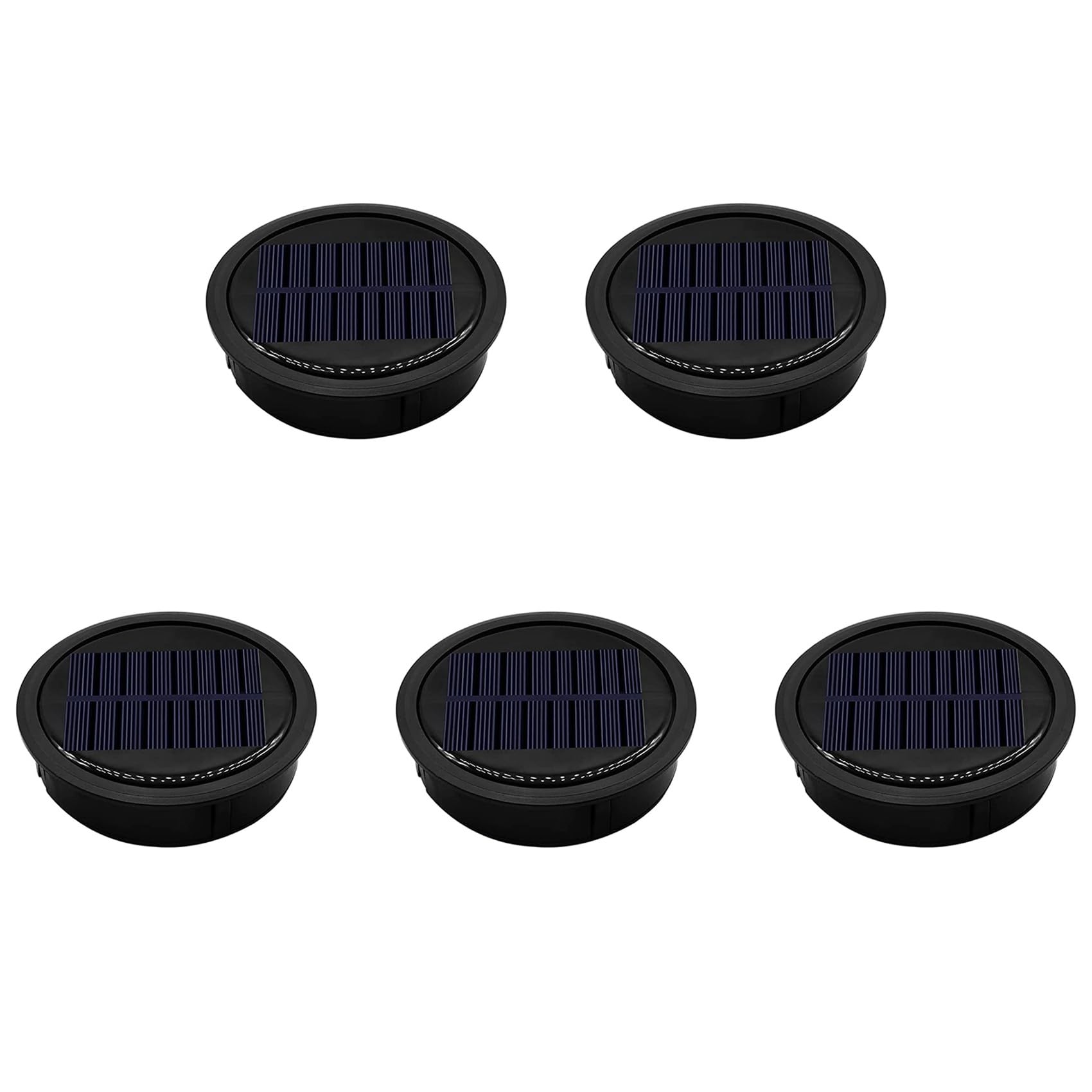 Hndhbfgrt 5 Pack Big Solar Light Replacement Top for Outdoor Hanging Lanterns, More Powerful More Efficient