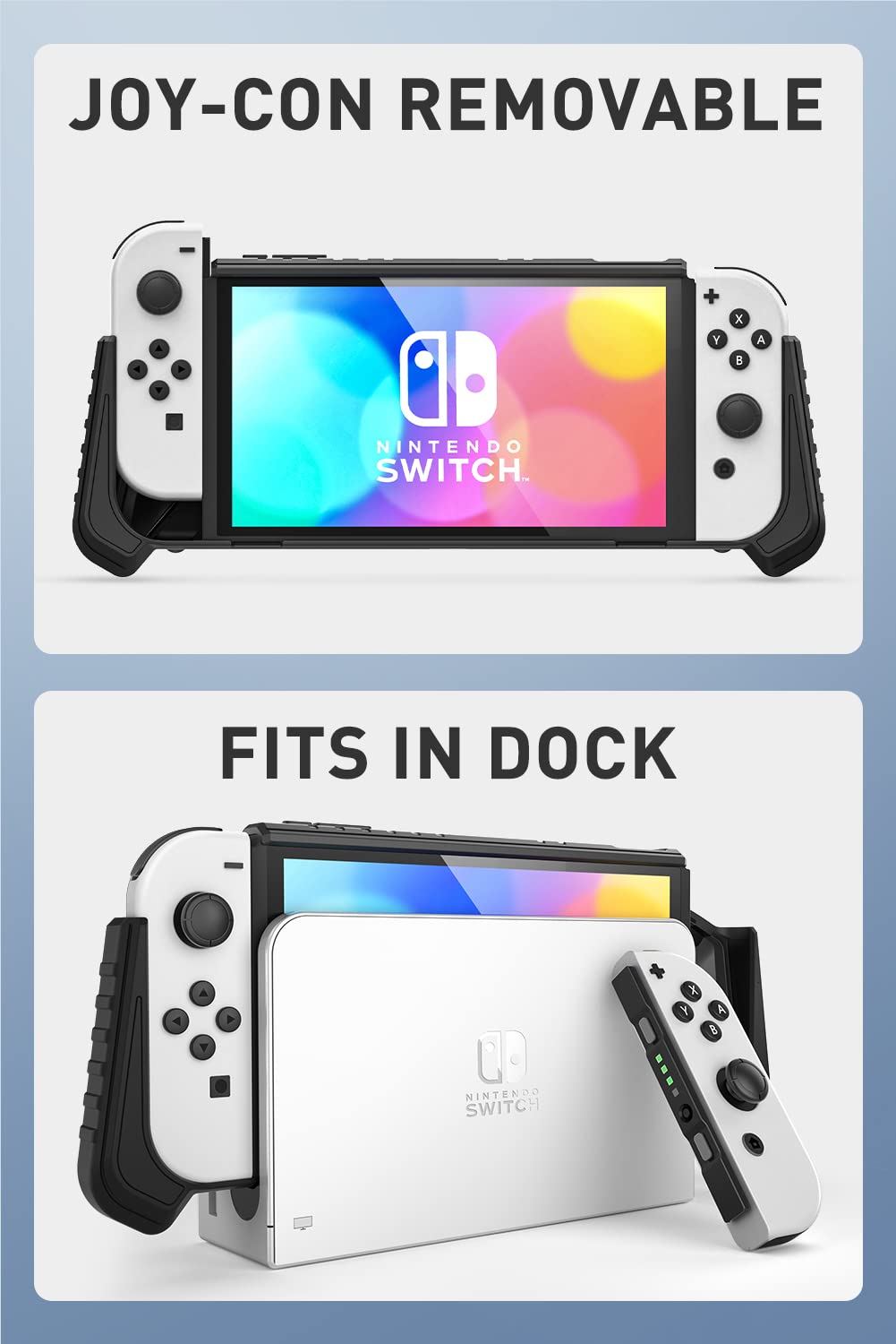 Amazon.com: i-Blason Armorbox for Nintendo Switch OLED Case (White