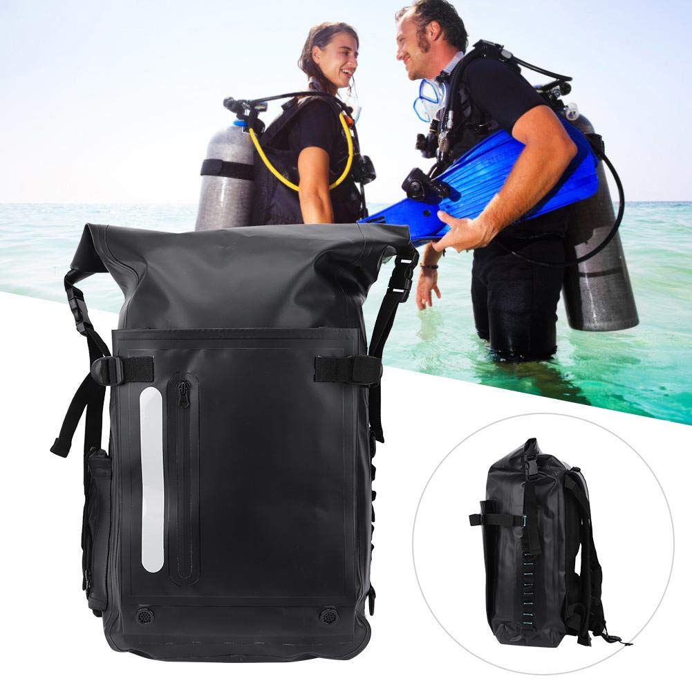 KANBUN Bolsa seca impermeable, bolsa de buceo impermeable de 30 L, equipo de mochila de esnórquel para natación, rastreo de ríos, separación seca y húmeda