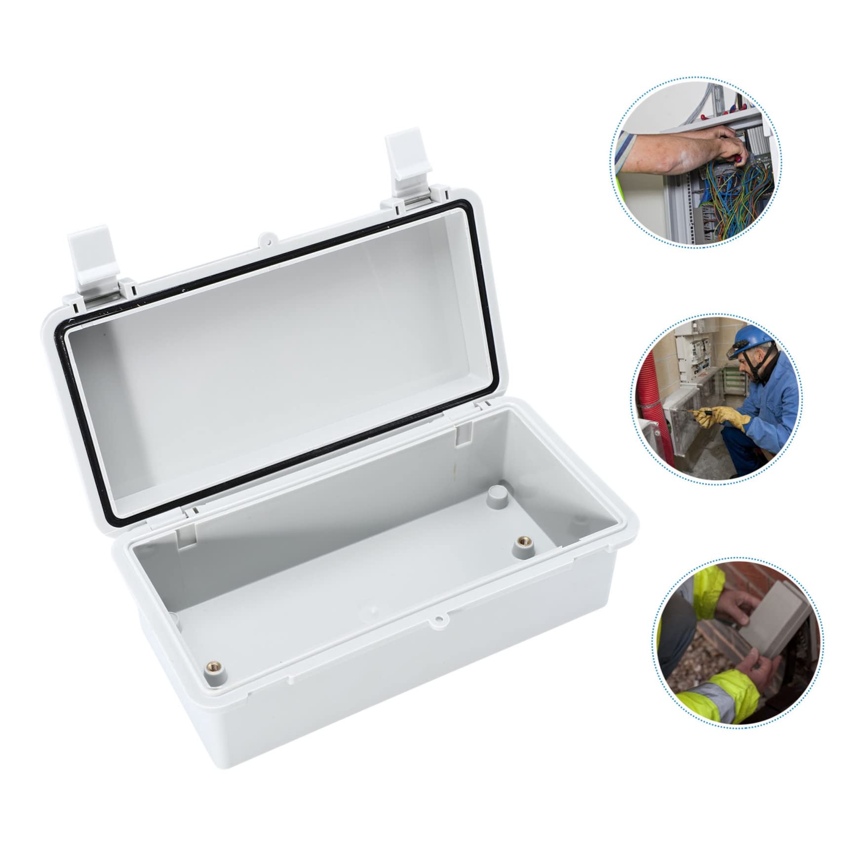 2 Piezas Caja De Conexiones Impermeable Unión Cubrir Sello Conector Eléctrico a Prueba De Agua Cubierta Del Cable De Extensión a Prueba Del Clima Abdominales