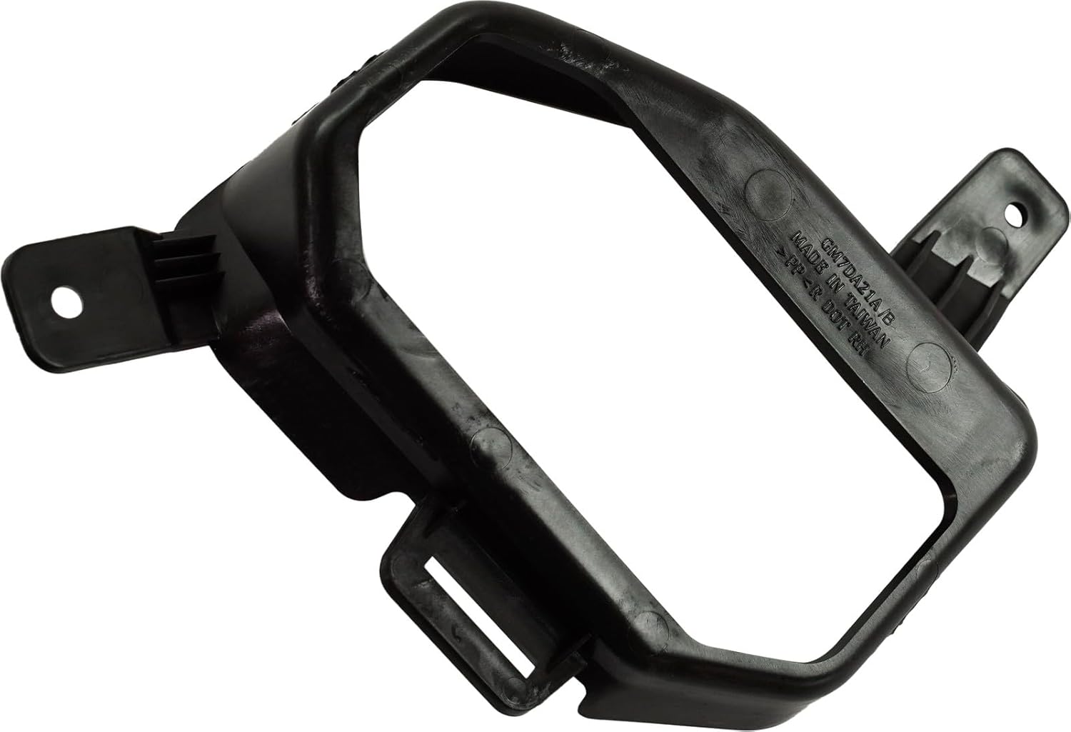 APDTY 176930 Tow Eye Cover, Front Passenger Side, Textured Black, With Tow Hook Hole