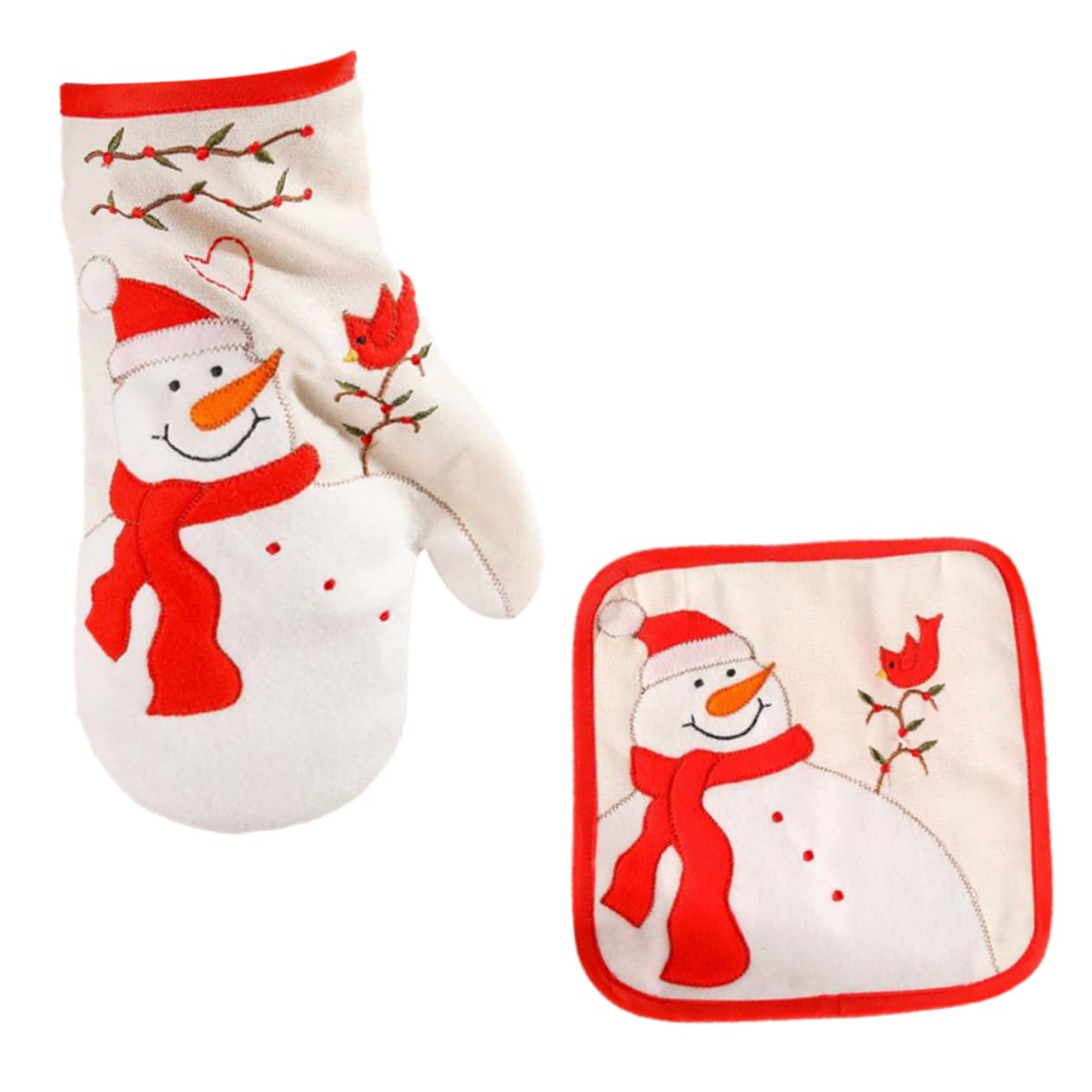MAGICLULU 6 Unidades De Paquete De Mano Aislado Cocinar Guantes De Horno Guantes De Cocina Accesorios De Cocina Suministros De Navidad para Hornear Manoplas De