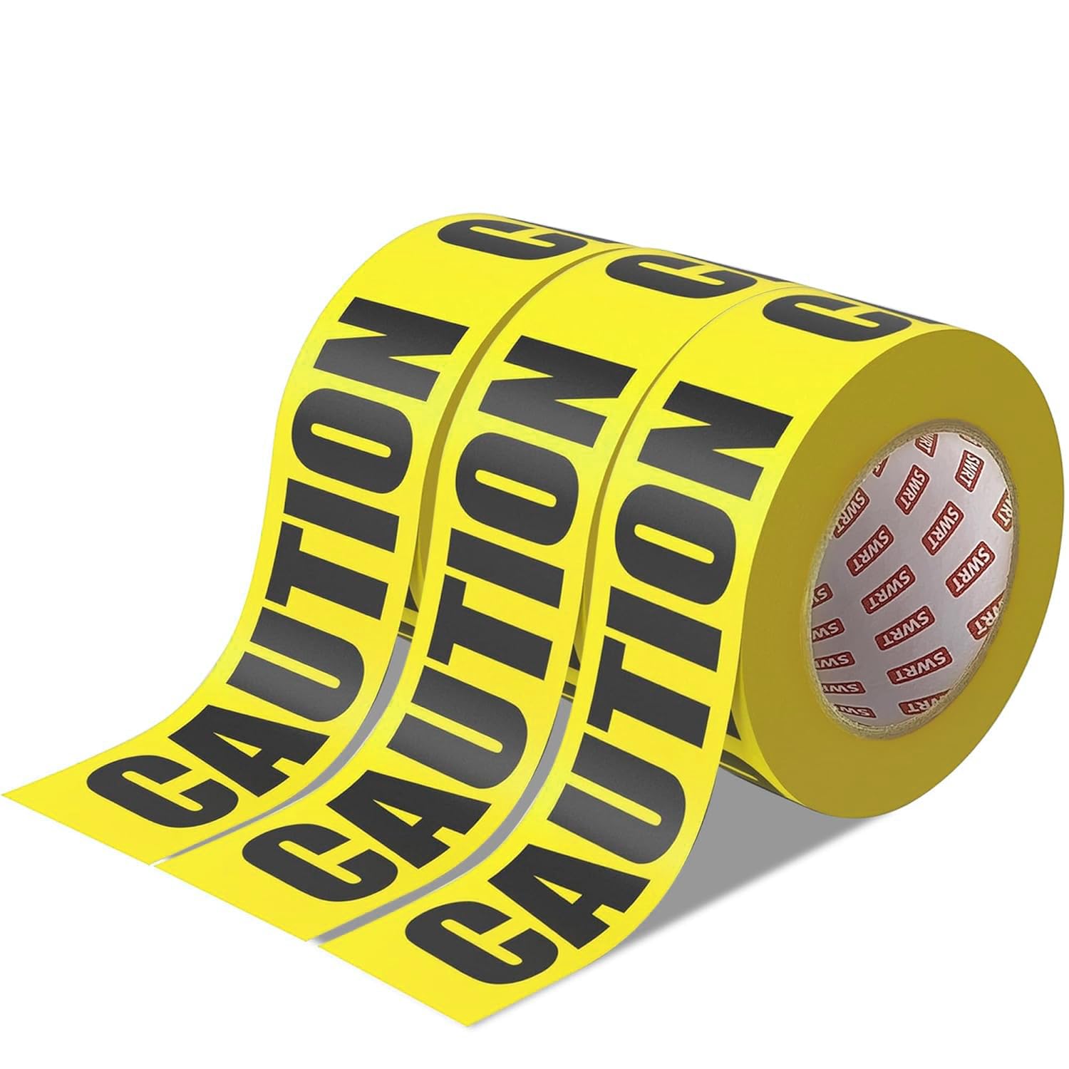 Premium Yellow Caution Tape - 3 Rolls 3000FT -1 Premium Yellow Caution Tape - 3 Rolls 3000FT -1