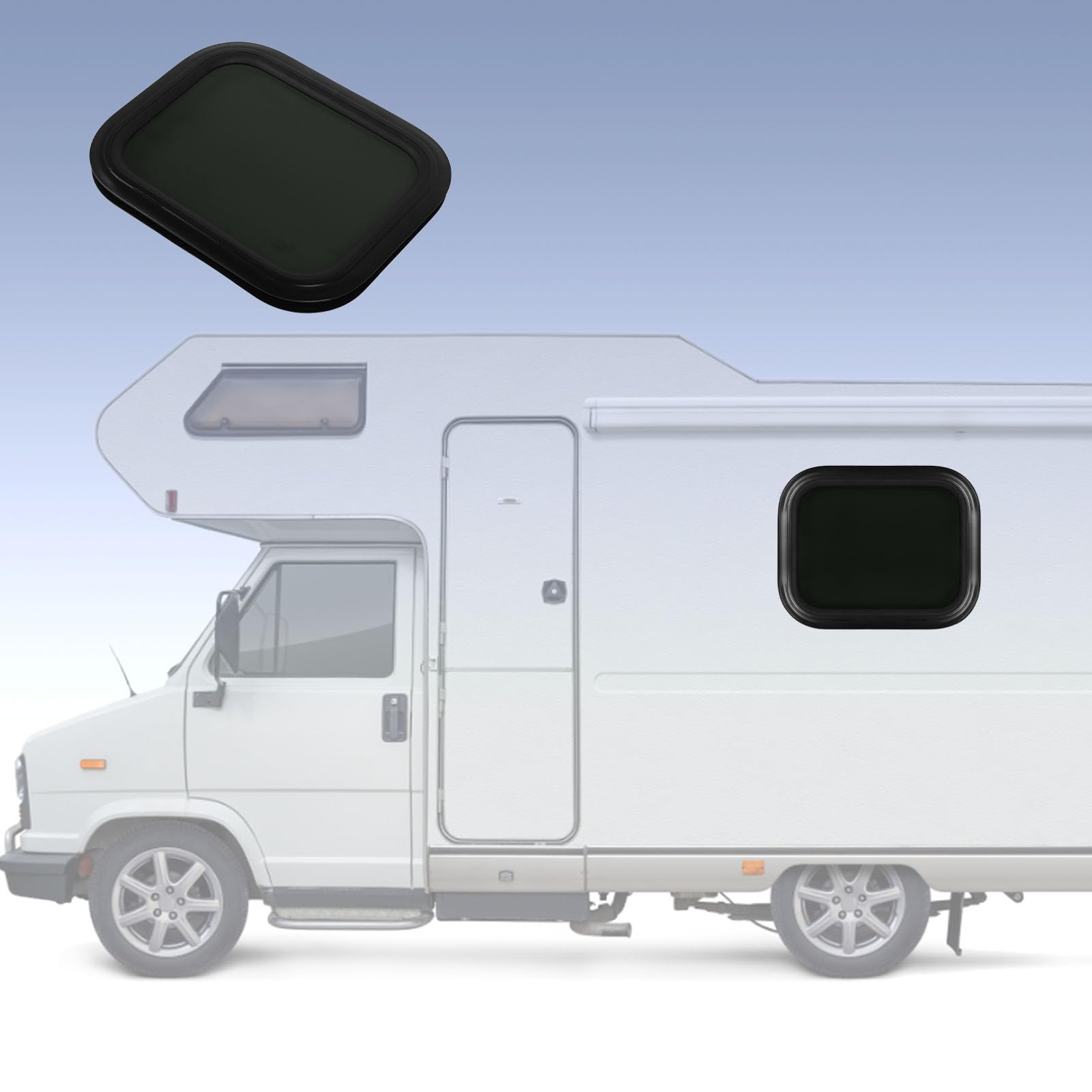 Garosa Fenêtre De Camping-car Fenêtre Va-et-vient De RV Coin Arrondi