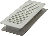 Vista 22 de Decor Grates PL410-WH Registro de piso de plástico de 4 pulgadas por 10 pulgadas, blanco