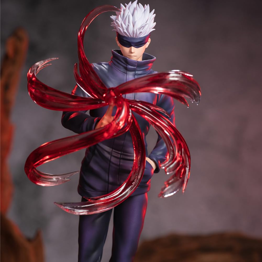 Zhongkaihua JJK Gojo Satoru Figure Cursed Technique Reversal Red Ver 30 cm Anime, statuetta in PVC, decorazione per la casa