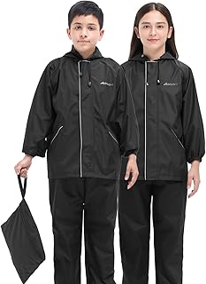 Boldfit Raincoat for Kids-Waterproof & Windproof Rainwear for Boys & Girls (Ages 5–14), Stylish, Comfortable for School, T... Price In India