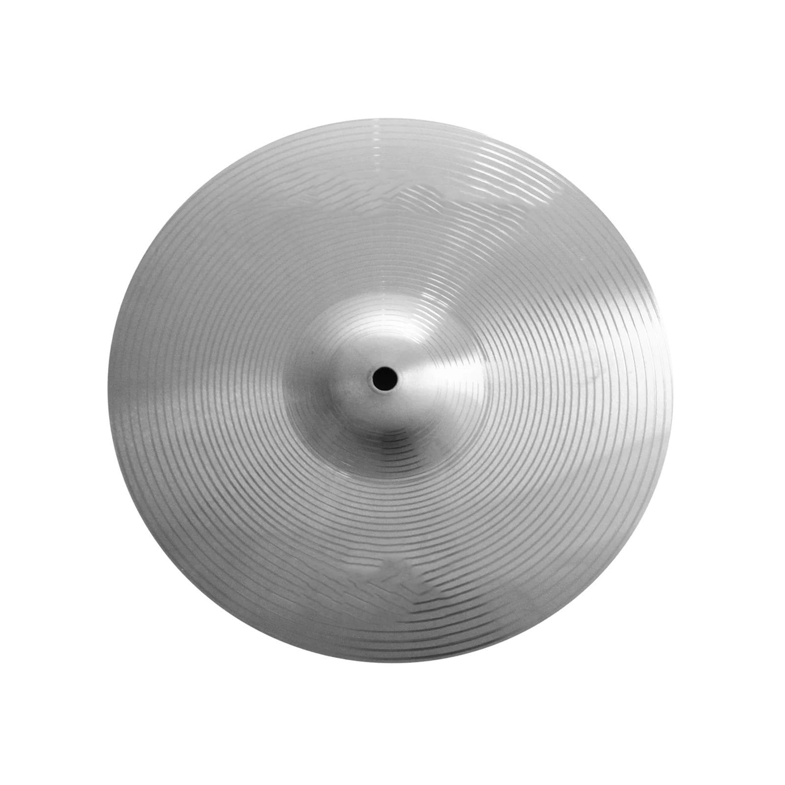 Anfänger Becken 10-Zoll-Splash-Crash-Becken Legierung Übungsbecken Effekte Mini-Becken Für Schlagzeug(Silver)