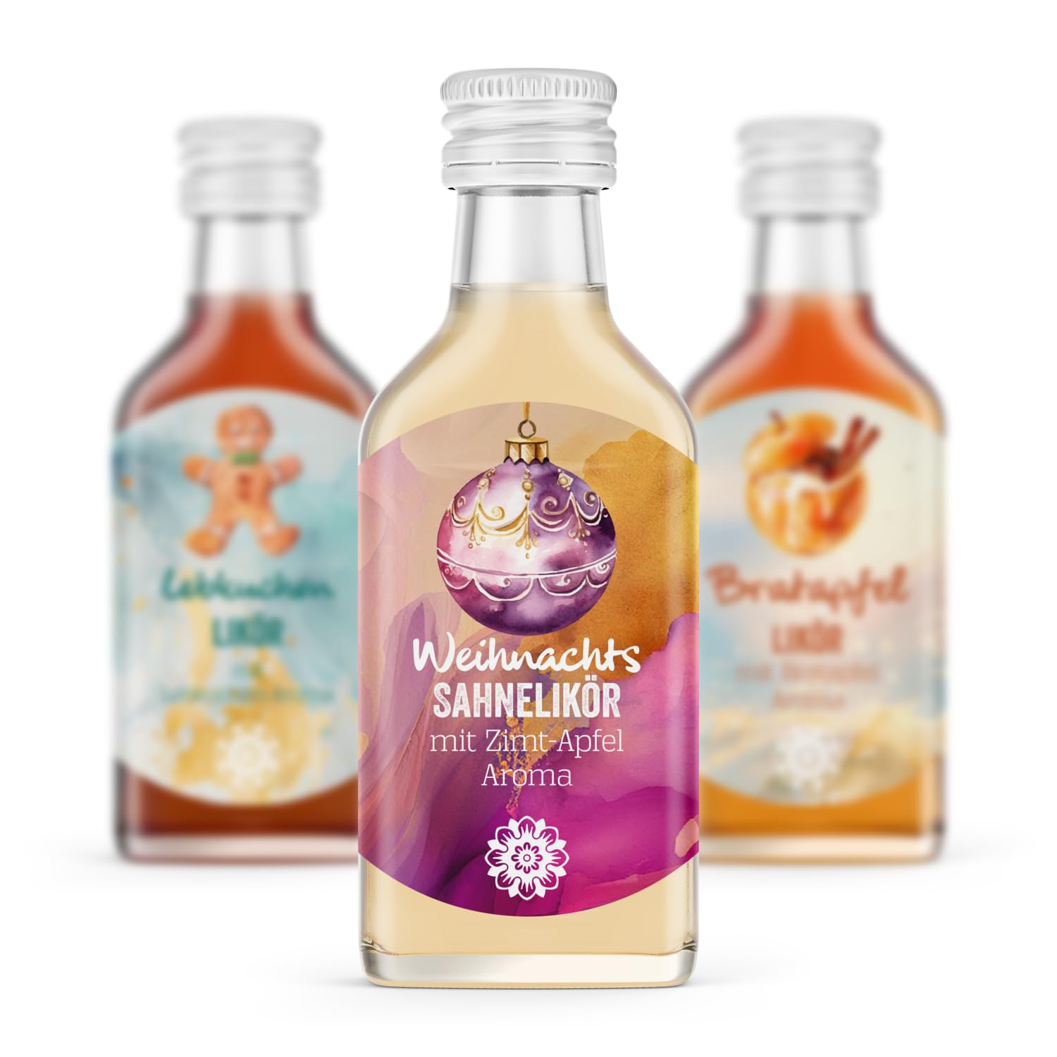 Corasol Omas Feine Liköre & Schnaps Adventskalender 2025 mit 24 Likörspezialitäten in edlen 2cl-Flaschen (480 ml)