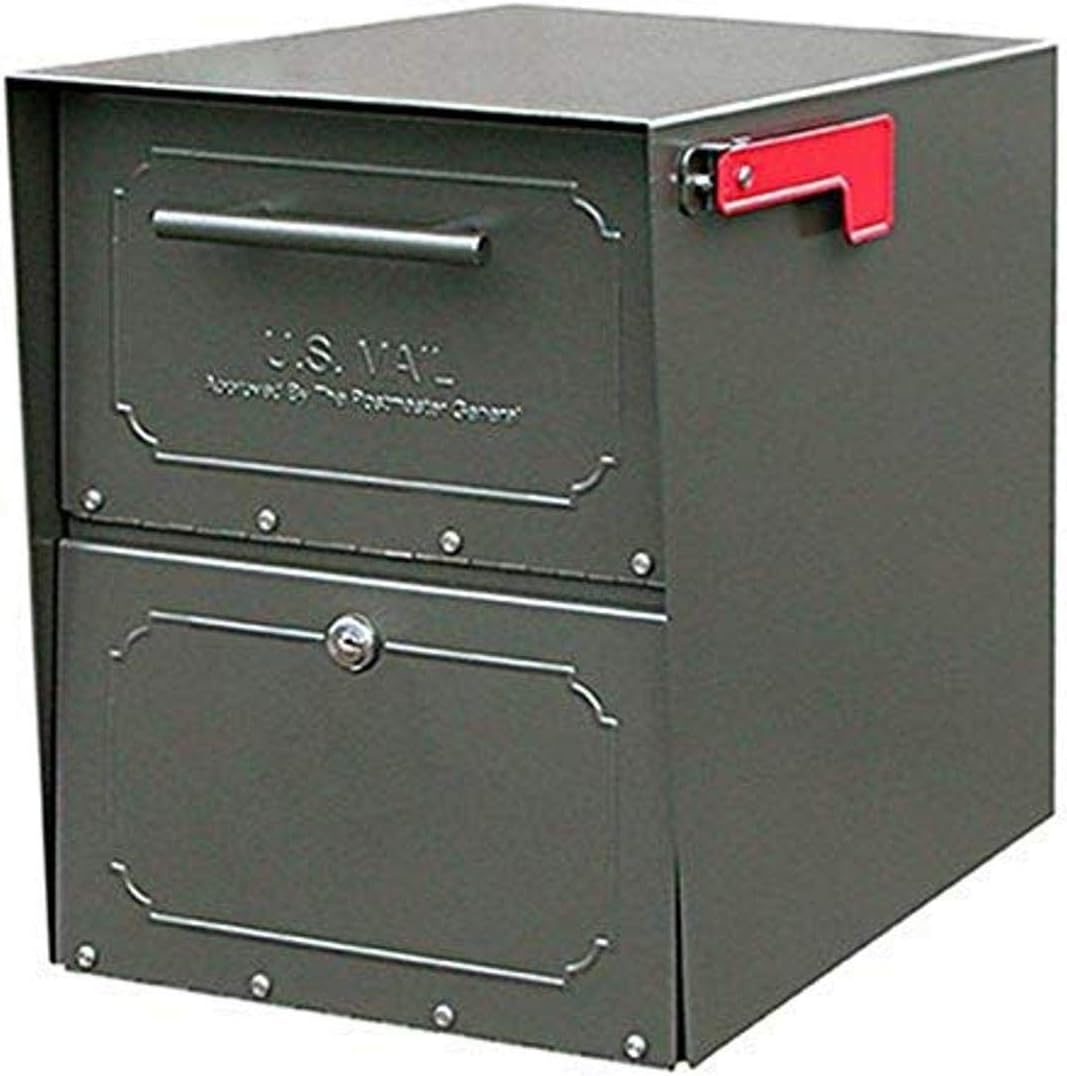 Architectural Mailboxes Oasis Classic Large High Security Parcel Mailbox, Bronze