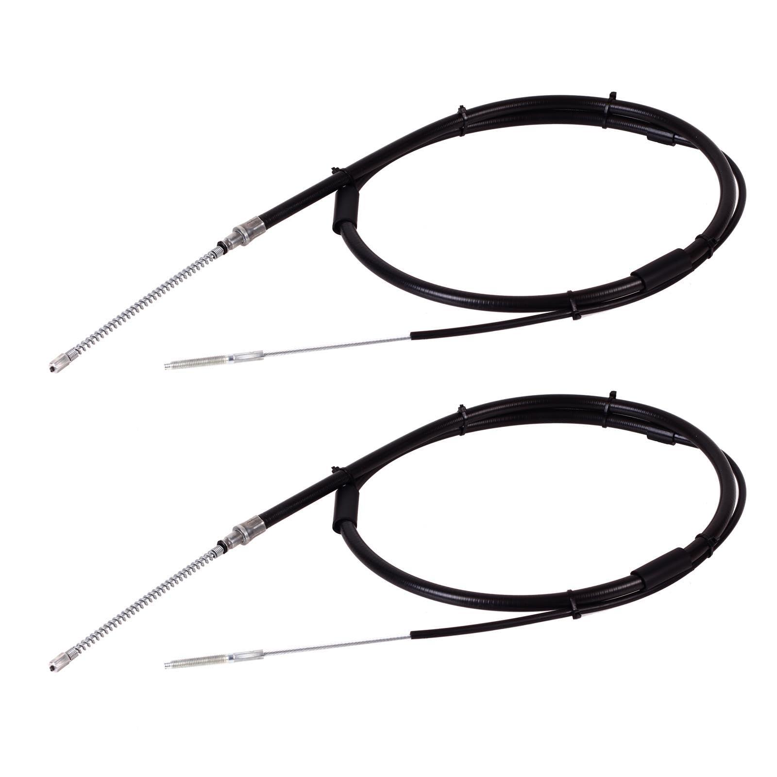2x Handbremsseile hinten | 2x 904738 / K11386 Kompatibel mit Golf I (17),Golf I Cabriolet (155),Golf II (19E, 1G1),Jetta I (16),Scirocco (53),Scirocco (