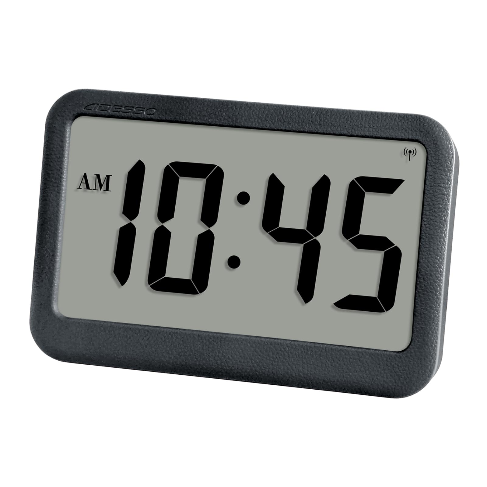 Amazon.co.jp: ADESSO(アデッソ) デジタル電波時計 革風デザイン