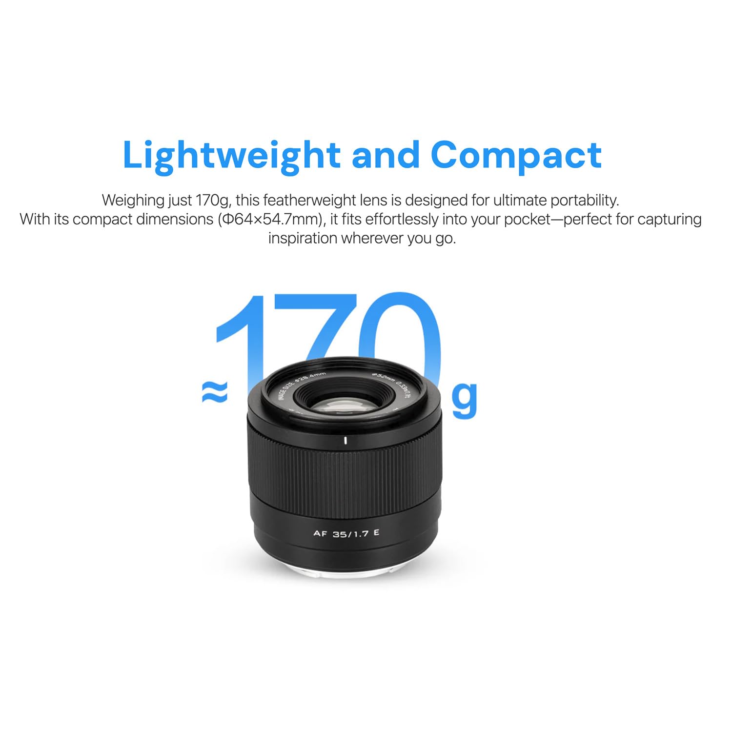 Viltrox AF 35mm f1.7 AIR AF APSC Lens Compatible with Fujifilm X
