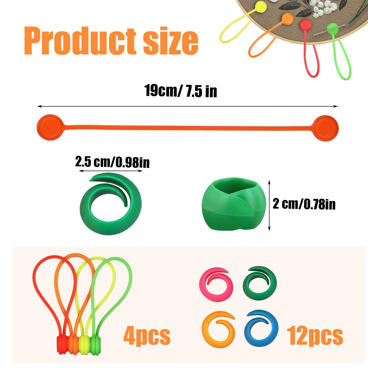4pcs Magnetic Fabric Clips - Image 2