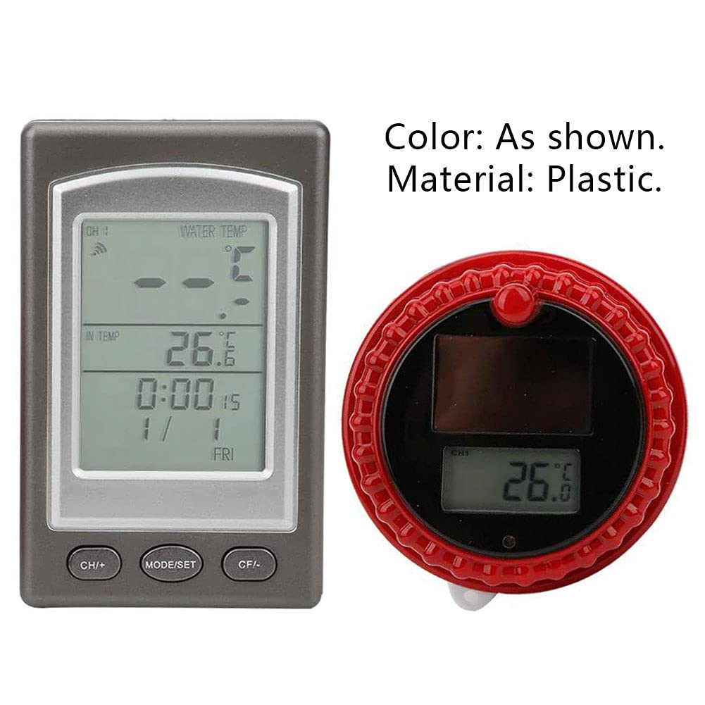 Thermomètre Flottant Sans Fil WiFi Solaire pour Piscine avec Hygromètre Numérique à Distance pour Eau