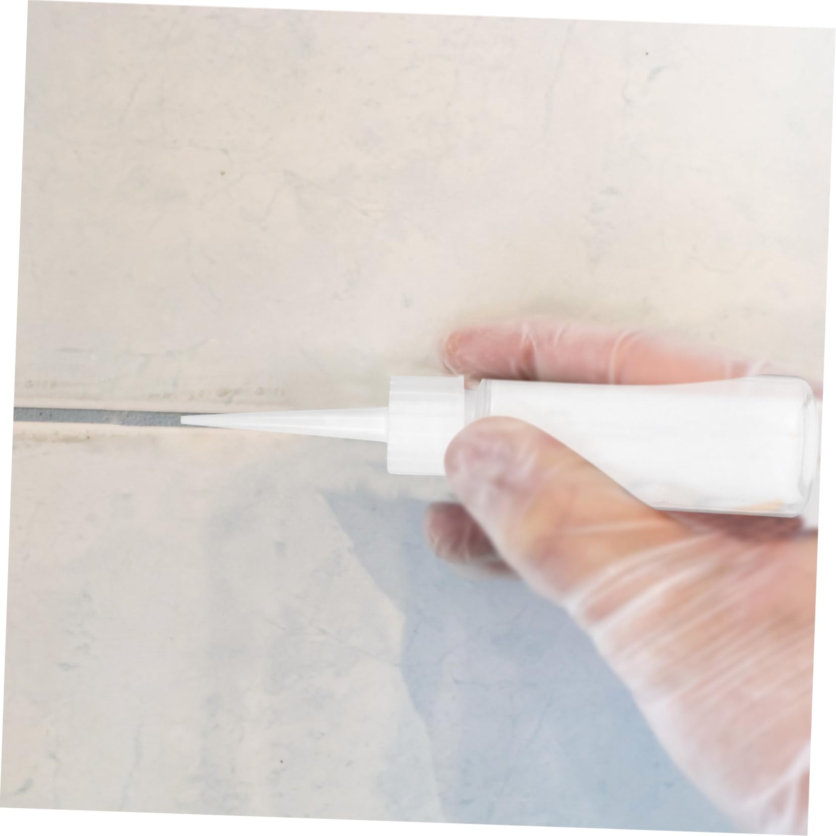 Quetschflaschen 4 Stück 50ml Polyethylen Weiß für Präzise Dosierung