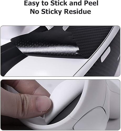 Miniatura 3 de Adhesivos para auriculares y controlador de realidad virtual para Quest 2 accesorios (fútbol de llama azul)