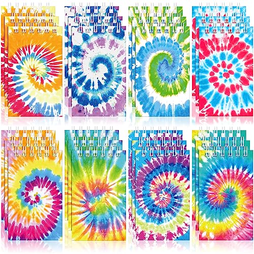 Mini carnet de notes tie-dye pour fournitures de salle de classe et anniversaire