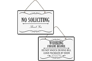 Work from Home Sign: Maintain Focus and Minimize Interruptions