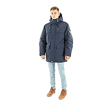 Tommy Jeans Uomo Parka City Ready con Cappuccio, Blu (Dark Night Navy), L