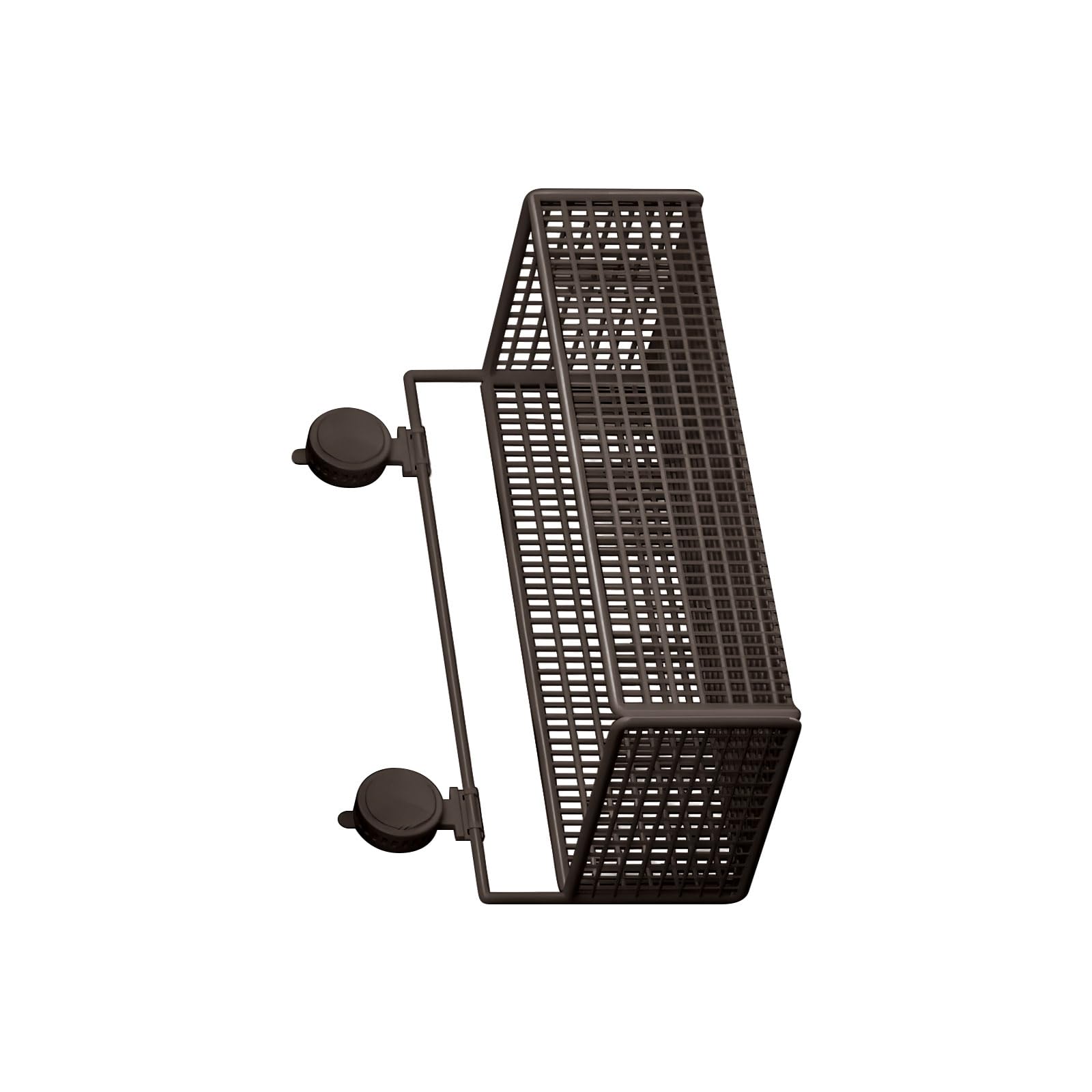 Multipurpose Wall Mounted Storage Basket for Toiletries Using Suction Technology Easy Setup Versatile Hanging Basket