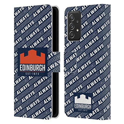 Cadeau rugby Édimbourg étui Galaxy A52 pour fan de ballon ovale